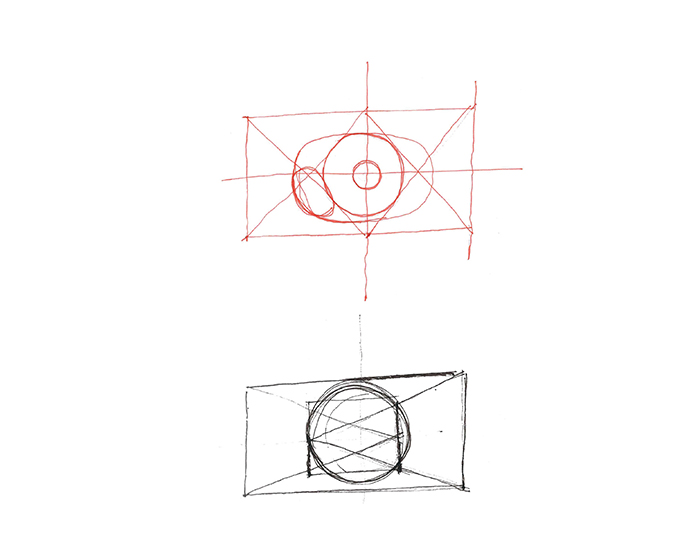 conceptual juxtaposition of the geometries